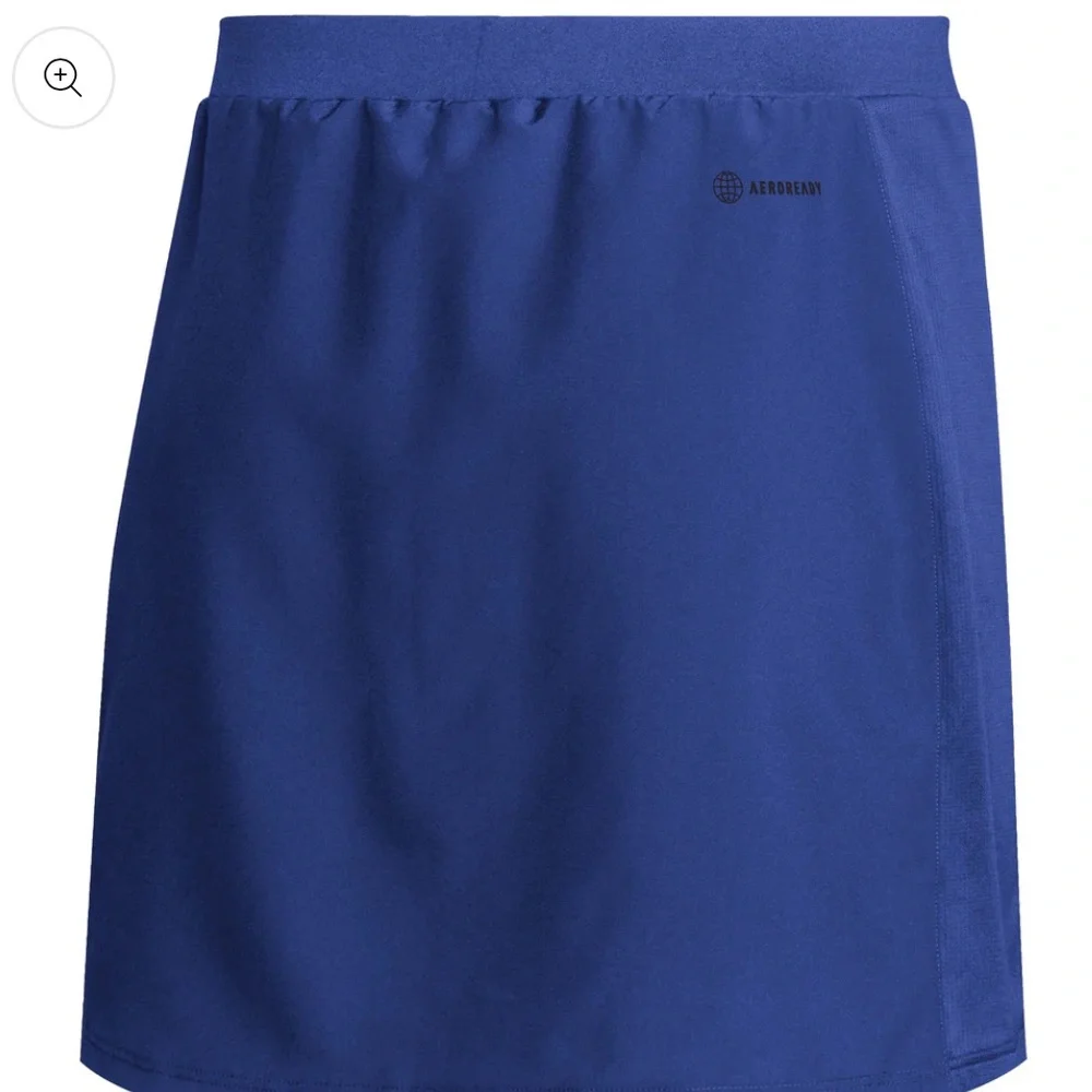 Adidas Royal Blue Skort with White Trim - Picture 2 of 4